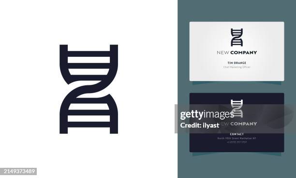 ilustraciones, imágenes clip art, dibujos animados e iconos de stock de diseño de identidad corporativa para biotecnología - aminoácido