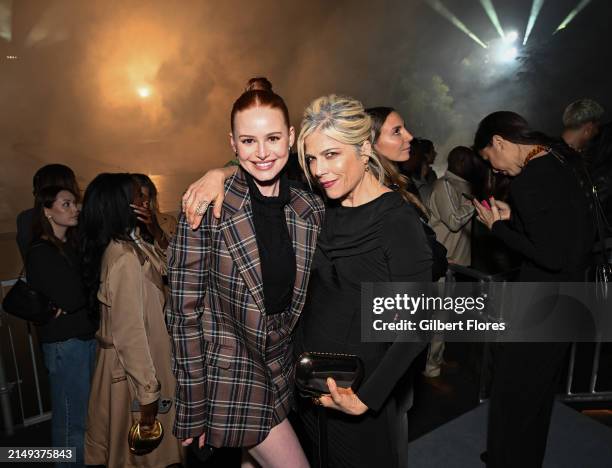 Madelaine Petsch and Selma Blair at the Mercedes-Benz all new G-Class Los Angeles star-studded world premiere held at Franklin Canyon Park on April...