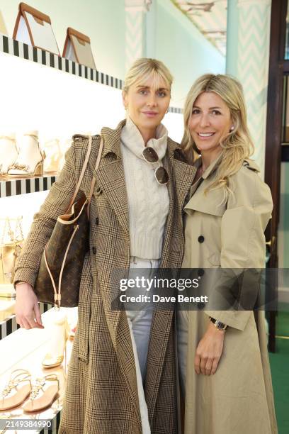Lady Emily Compton and Sonja Koenig attend an exclusive Lady Garden Foundation breakfast hosted by Aquazzura to preview the Spring Summer 2024...
