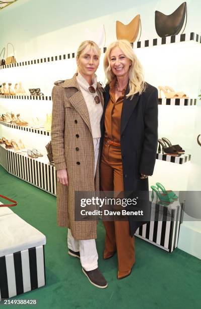 Lady Emily Compton and Jenny Halpern Prince attend an exclusive Lady Garden Foundation breakfast hosted by Aquazzura to preview the Spring Summer...