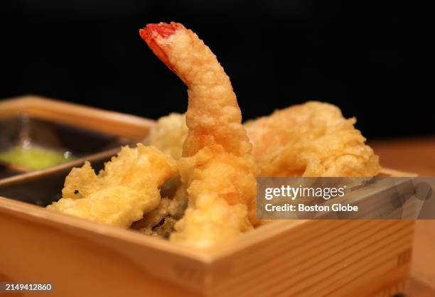 Boston, MA Assorted tempura at Sakabayashi Sushi Tavern.