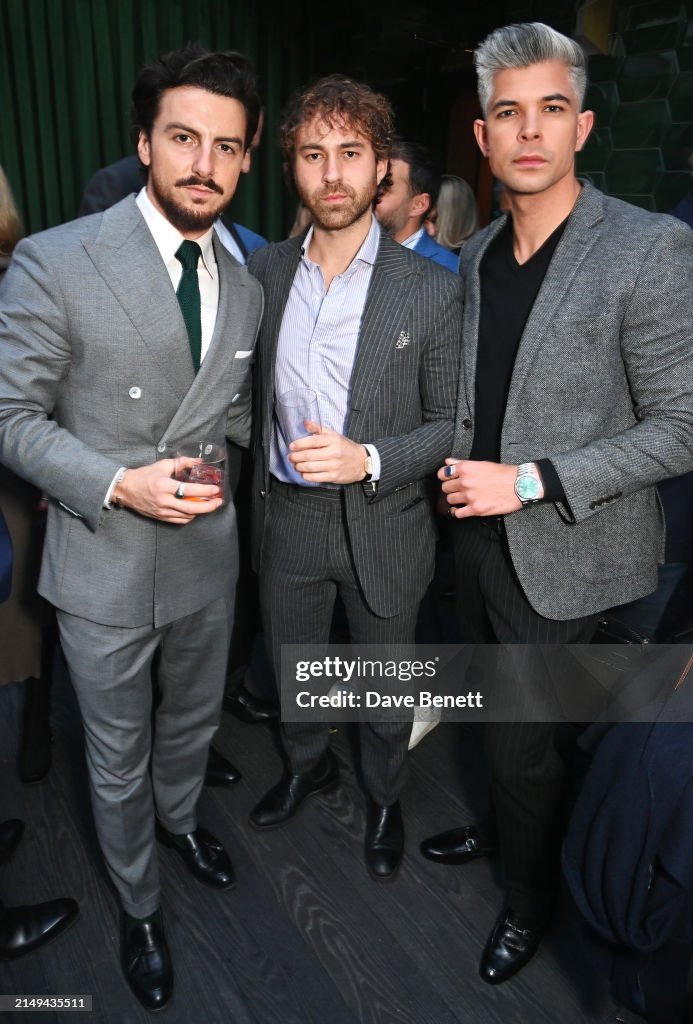Harrison Ristell Rowan Row, Sam Henderson and Rayer Van Ristell attend the launch of ...