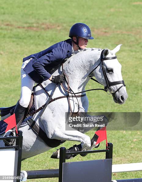 CCI4* Showjumping Oliver Barrett on Sandhills Special during the 2024 ...