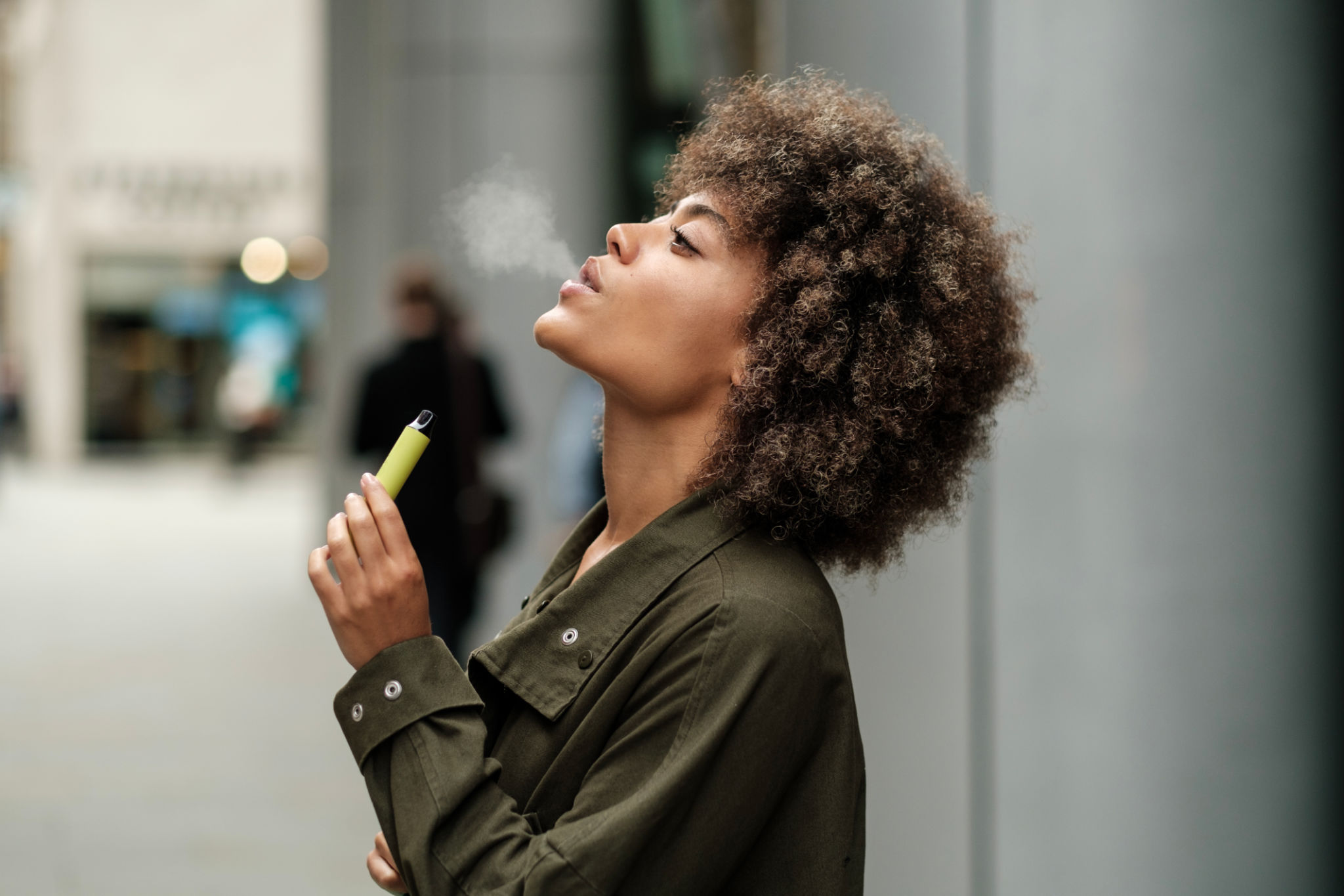 person vaping