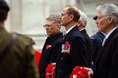 The Duke Of Edinburgh Attends The ANZAC Day Wreath...