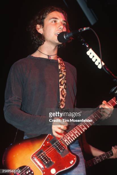 Gavin Rossdale of Bush performs at The Edge on June 7, 1995 in Palo Alto, California.