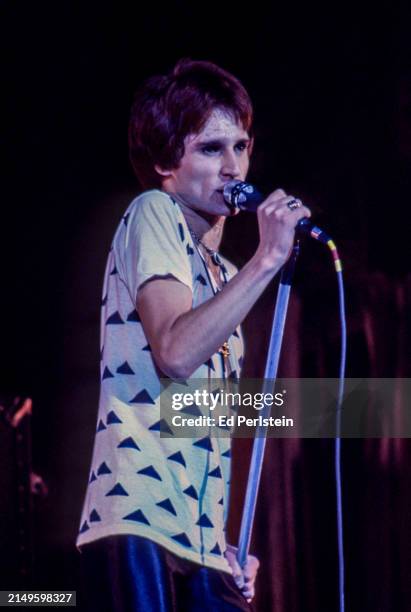 John Waite performs with The Babys at the Oakland Coliseum on March 31, 1979 in Oakland, California.