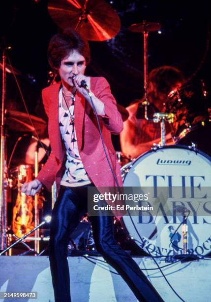 John Waite performs with The Babys at the Oakland Coliseum on March 31, 1979 in Oakland, California.