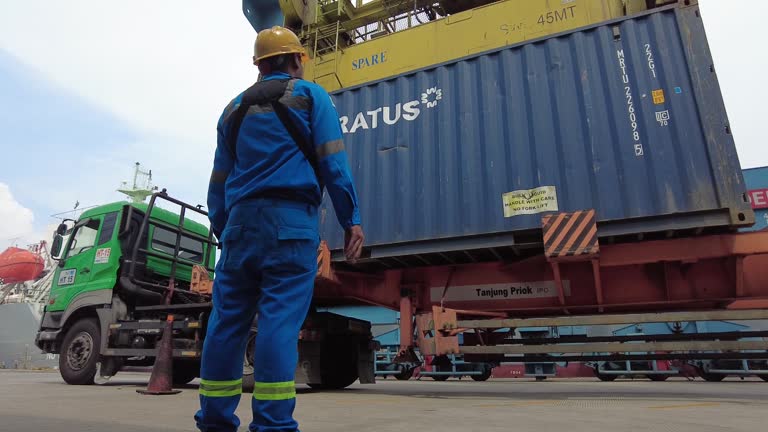 Its Container Terminal 20 Jakarta International Container Terminal Stock Videos, Footage, & 4K ...
