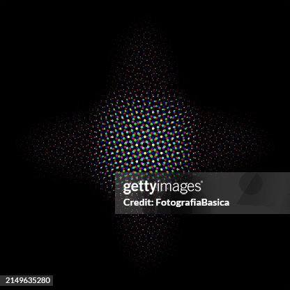 Star shaped half tone pattern Star shaped half tone pattern