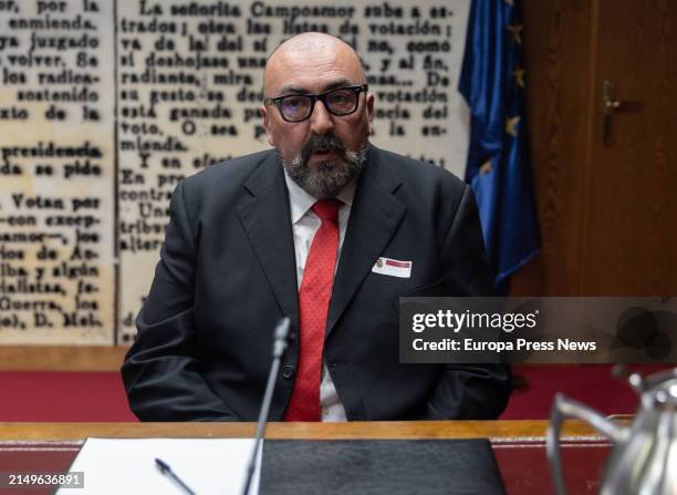 The former advisor of the former Minister Jose Luis Abalos, Koldo Garcia, appears in the Senate Commission on the investigation of the masks during...