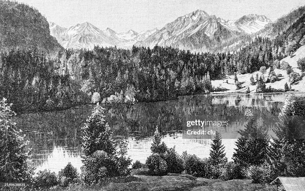 Oberstdorf, Freibergsee lake