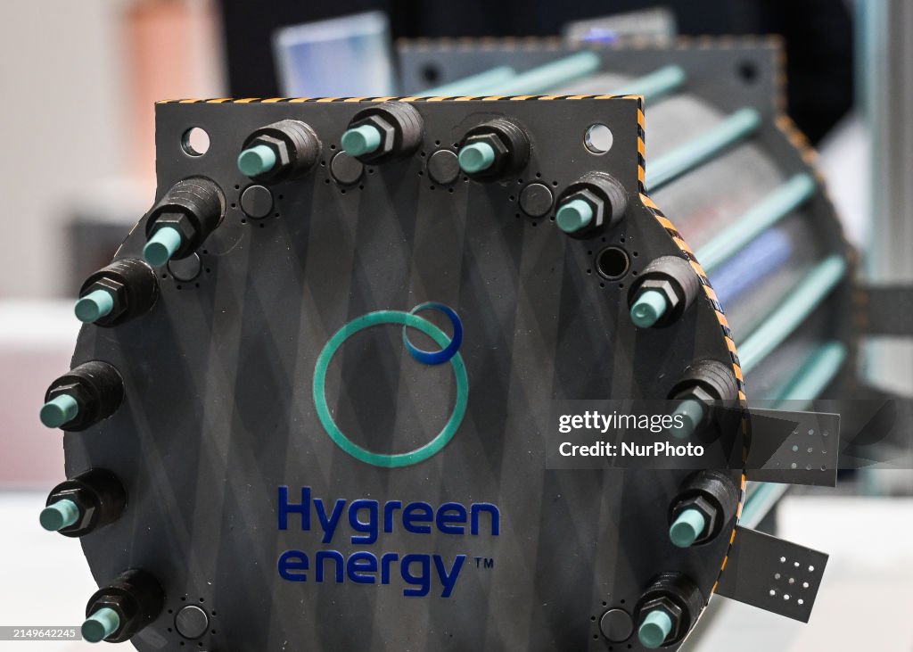 Hygreen Electrolyzer by Hygreen Energy, seen at the 2024 Canadian Hydrogen ...