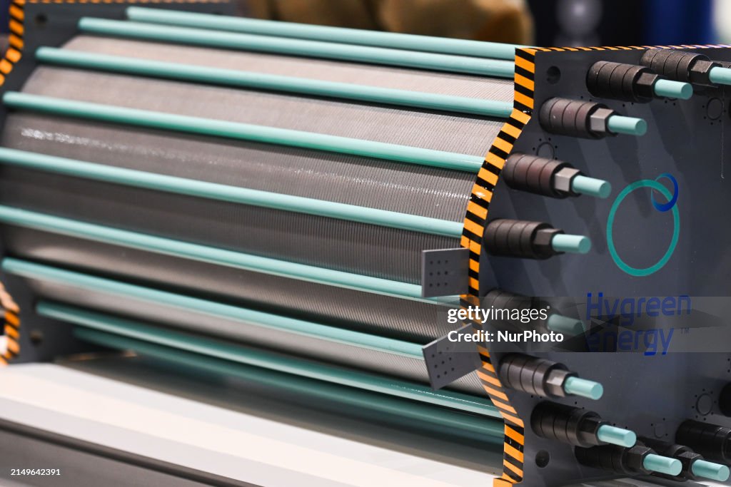 Hygreen Electrolyzer by Hygreen Energy, seen at the 2024 Canadian Hydrogen ...