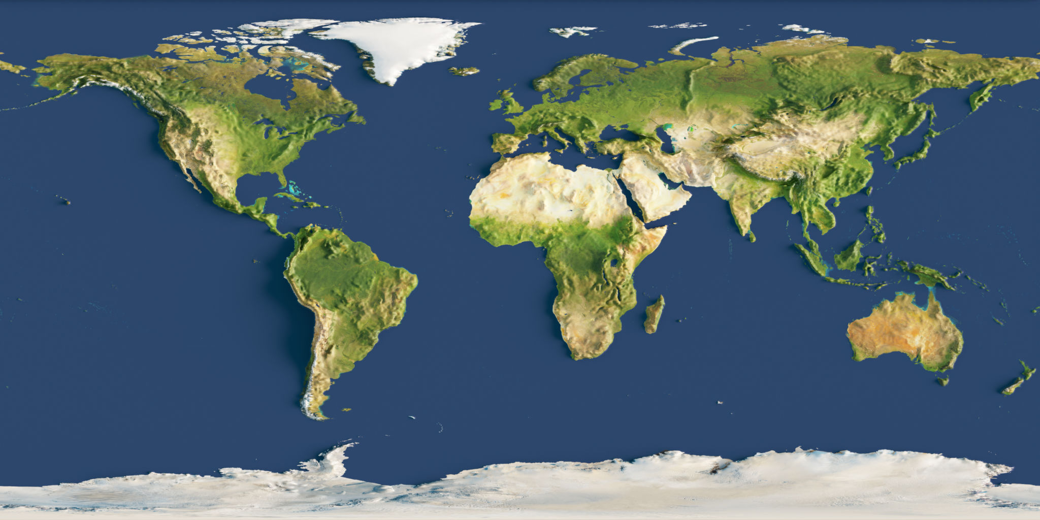 world map