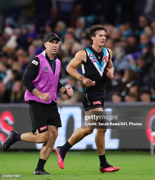 Connor Rozee Hamstring Injury 1,293 Connor Rozee Photos & High Res Pictures - Getty Images