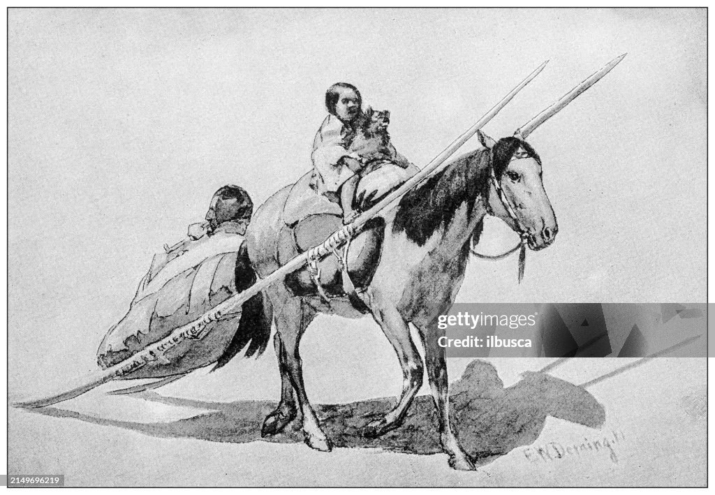 Antique image: Sioux