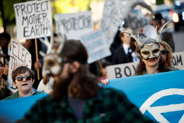 DC: Extinction Rebellion Holds Earth Day Rally in Washington DC