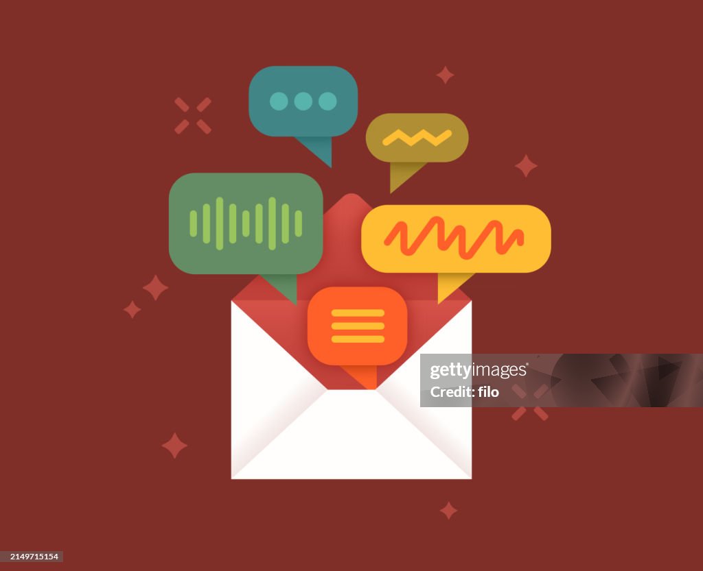 Letter Email Message Talk Chatting Speech Bubble Envelope