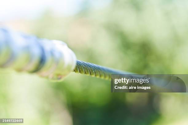 82 Zip Line Close Up Stock Photos, High-Res Pictures, and Images ...