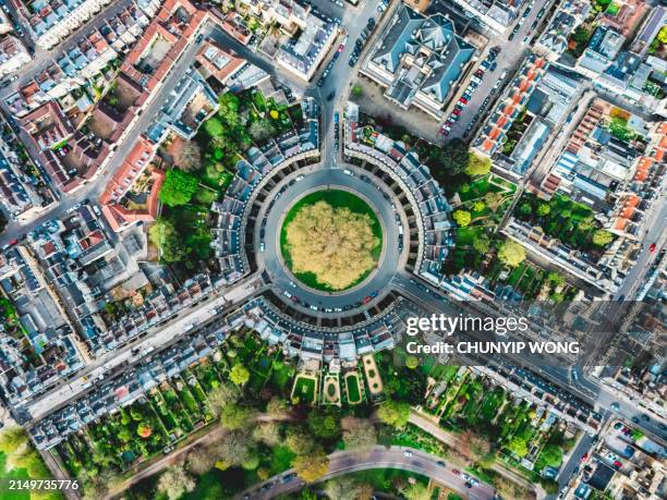 drone view of historic bath in uk - europe royal family stock pictures, royalty-free photos & images