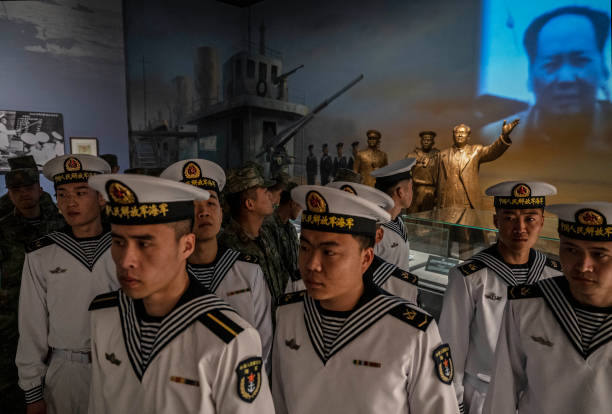 CHN: China Marks 75th Anniversary Of The PLA Navy