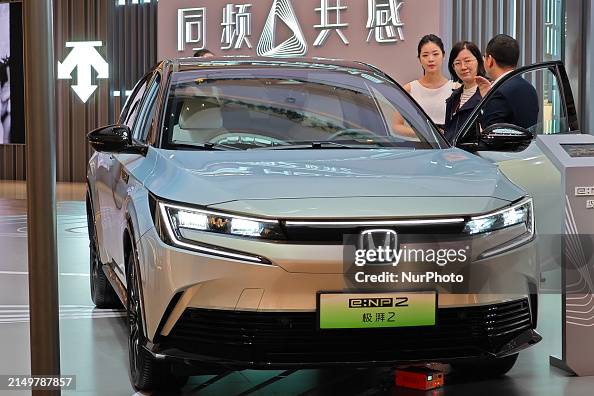 Honda Pure Electric Car Promotion in Shanghai Honda Pure Electric Car Promotion in Shanghai