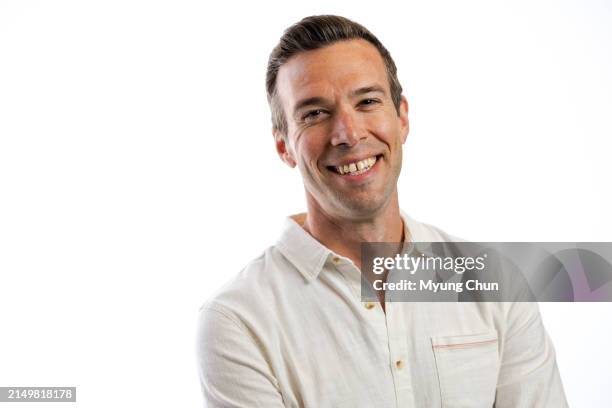 Speechwriter and commentator Jon Favreau is photographed for Los Angeles Times on April 21, 2024 in Los Angeles, California. PUBLISHED IMAGE. CREDIT...