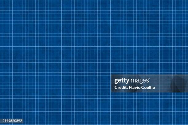 blueprint grid paper background - quadriculado imagens e fotografias de stock