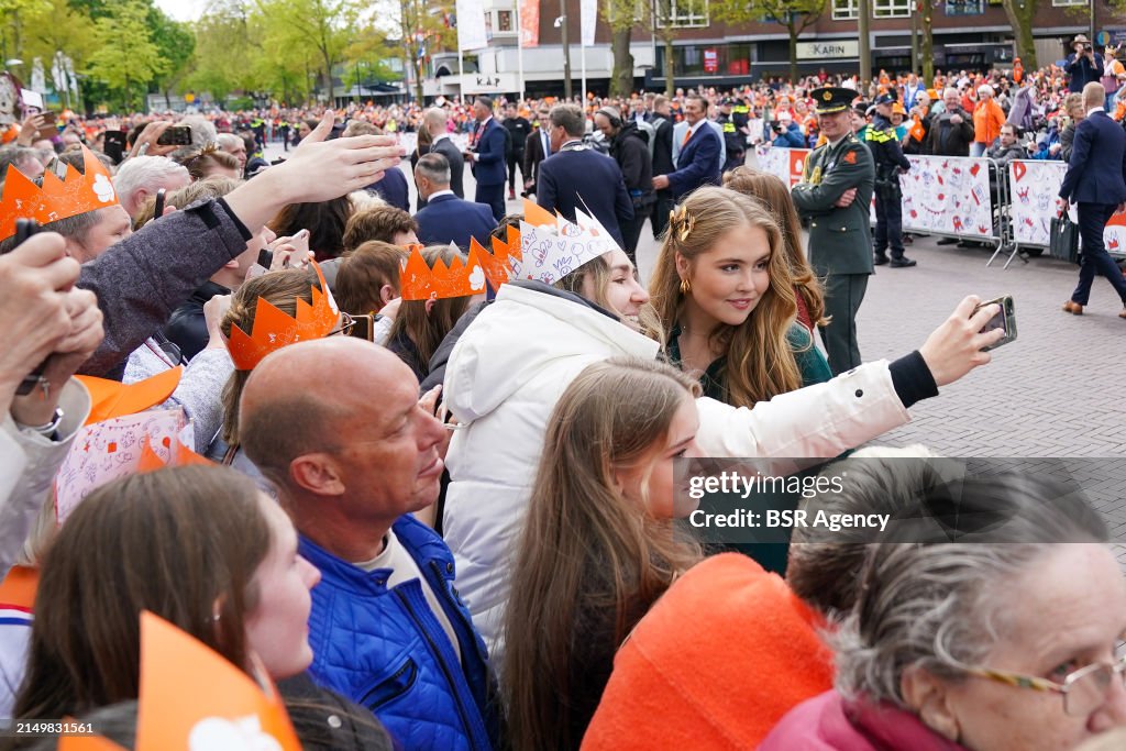 Dutch Royal Family Celebrates Kingsday In Emmen