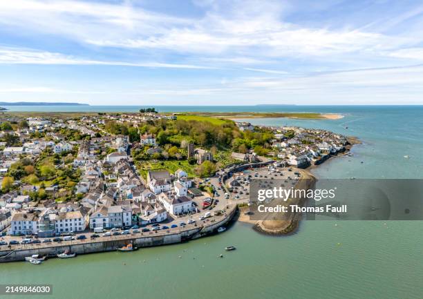 appledore harbour and coast - devon stock pictures, royalty-free photos & images