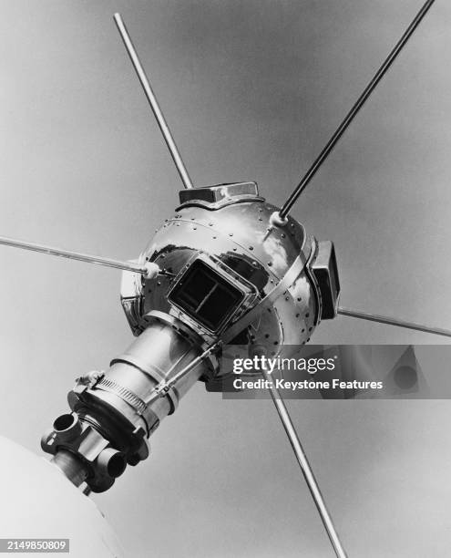 The satellite, weighing a little over one kilogram and measuring 150mm in diameter, which will be carried by the Vanguard TV-3 rocket, from Cape...