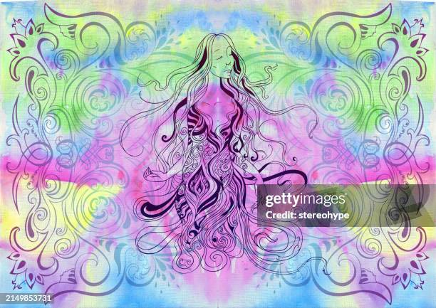 dream healer - blue morpho butterfly isolated stock illustrations