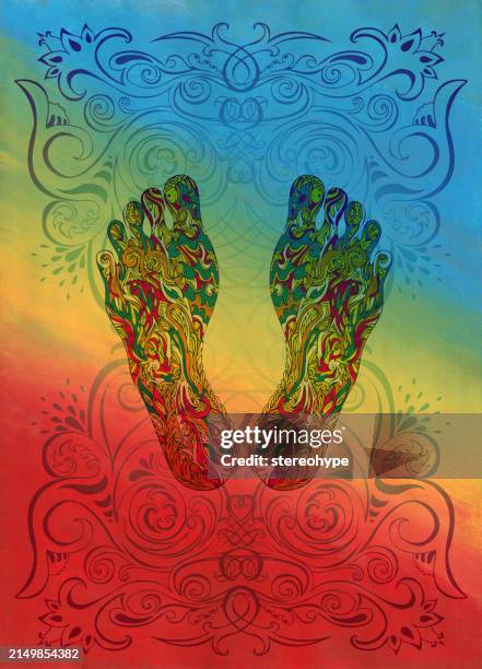light passage - new age stock illustrations