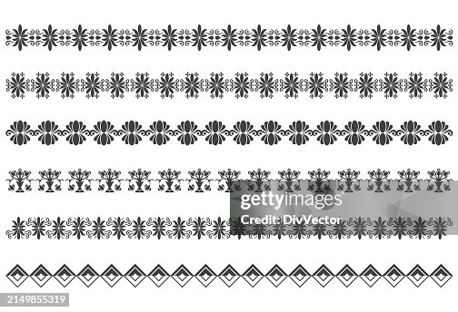 Vector Seamless Borders Design High-Res Vector Graphic - Getty Images