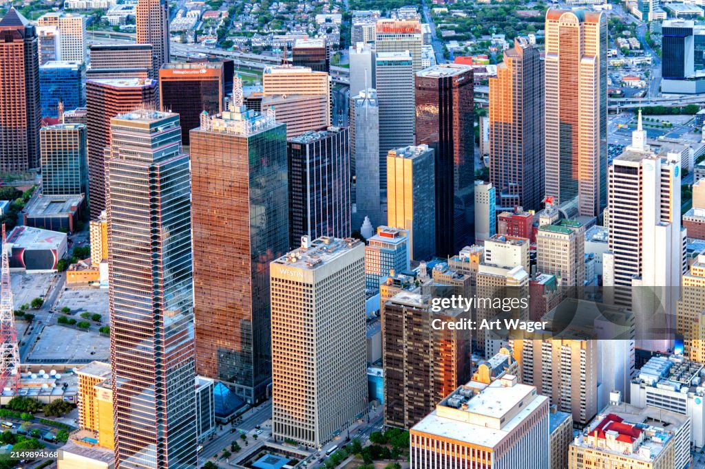 Above Downtown Dallas
