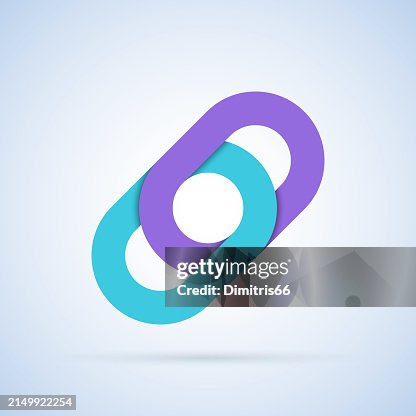 Abstract chain link vector desing Abstract chain link vector desing