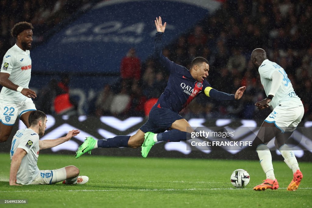 TOPSHOT-FBL-FRA-LIGUE1-PSG-LE HAVRE