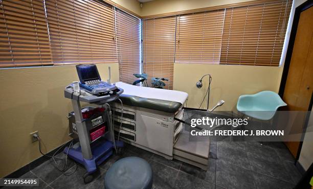 An operating room is pictured at Camelback Family Planning, an abortion clinic in Phoenix, Arizona on April 18, 2024. Arizona's abortion laws are in...