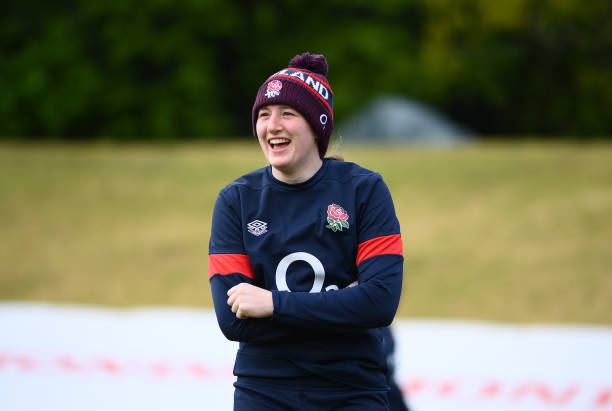 GBR: England Red Roses Training Session Exclusive Access