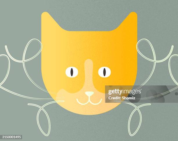 cute cat - cat sitting stock illustrations