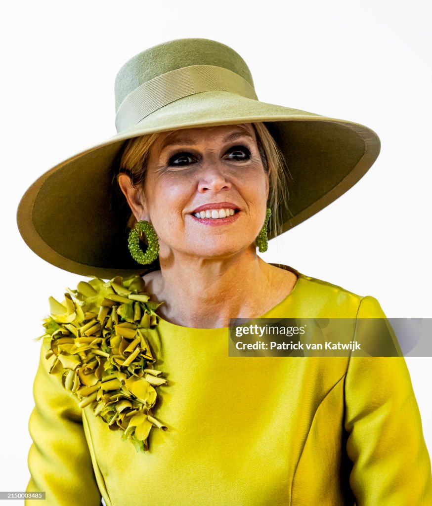 Queen Maxima Of The Netherlands Attends The 10th anniversary Language In The Hague