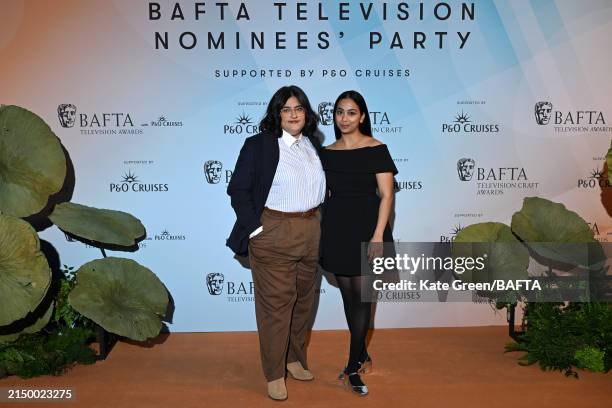 Bisha K Ali and Anjana Vasan attend the Nominees' Party for the BAFTA Television Awards with P&O Cruises and the BAFTA Television Craft Awards at the...