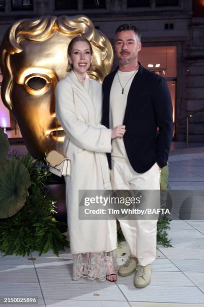 Katherine Ryan and Bobby Kootstra attend the Nominees' Party for the BAFTA Television Awards with P&O Cruises and the BAFTA Television Craft Awards...