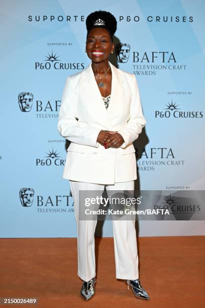 Baroness Floella Benjamin attends the Nominees' Party for the BAFTA Television Awards with P&O Cruises and the BAFTA Television Craft Awards at the...