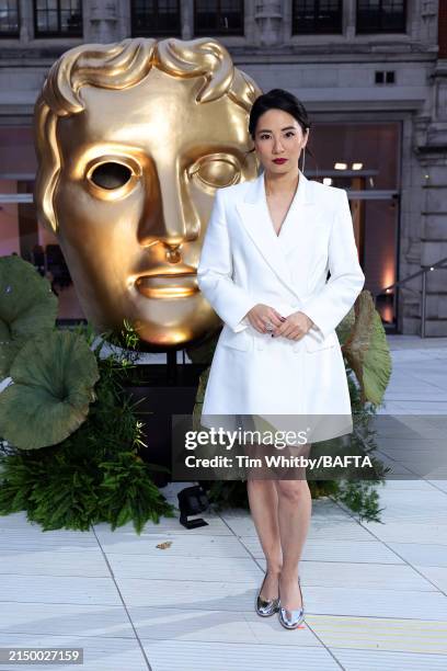 Jing Lusi attends the Nominees' Party for the BAFTA Television Awards with P&O Cruises and the BAFTA Television Craft Awards at the Victoria and...