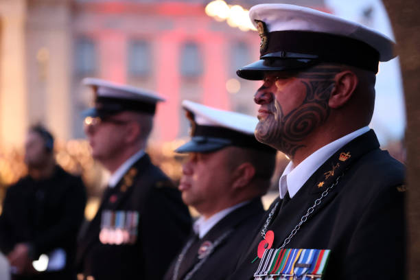NZL: Anzac Day Commemorated at Auckland War Memorial Museum