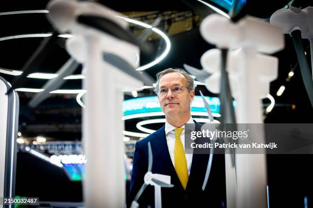 Prince Jaime de Bourbon de Parme, the Climate Envoy of the Netherlands, visits the World Energy Council Congress in Ahoy on April 24, 2024 in...