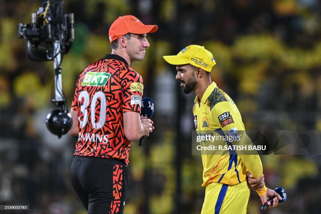 Samuel Raja Chennai Super Kings' captain Ruturaj Gaikwad and his Sunrisers... News ...