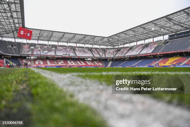 General view of the Stadion during the Admiral Bundesliga match between FC Red Bull Salzburg and SK Puntigamer Sturm Graz at Red Bull Arena on April...
